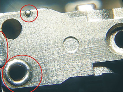 <a href='http://m.showplus.com.cn/product/3.htm' class='text_a'>模具激光焊機(jī)</a>修復(fù)模具效果